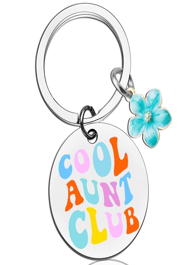 AOBIURV Aunt Gifts From Niece Cute Keychain Present For Best Aunt Auntie Gift Ideas Aunts Gift From Nephew Auntie Mothers Day Birthday Cool Aunts Club Keyring Christmas Gifts For Women - Image 1